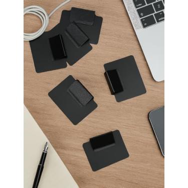 Imagem de 6 peças de clipe de etiquetas de cesta, quadro negro para exibição de etiqueta acrílica, reutilizável, removível, supermercado, padaria, café, etiqueta de preço para organização, cubos de