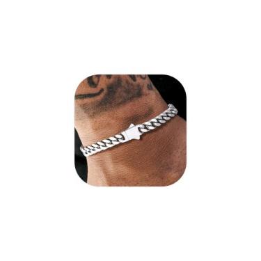 Imagem de Pulseira Richsteel Miami Cuban Link em Aço Inoxidável 23cm