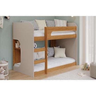 Imagem de Beliche Ema Montessoriana Nature/off White - Cimol