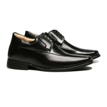 Imagem de Sapato Masculino Elevator Mestico Johannes Preto Samello-Masculino