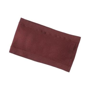 Imagem de Sutiã Bandeau Sem Alças E Sem Costura M-XL, Top Cropped Sem Arame Com 