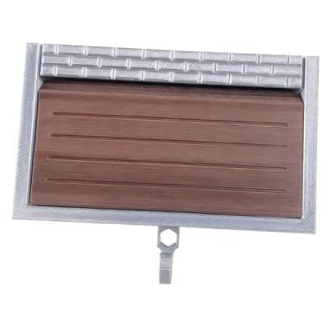 Imagem de Bothyi Porta-chaves de parede, compacto, moderno e divertido para decoração de casa, ideal para cozinha, banheiro, sala de estar e escritório, Café Prateado