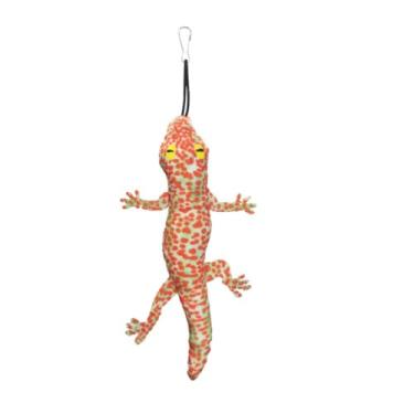 Imagem de Luzhengyang Recargas de varinha Feather Cat Teaser – Cabeças inspiradas em pássaros naturais, acessórios de brinquedo de gato para brincadeiras interativas (pacote com 5) (refil de lagarto laranja)