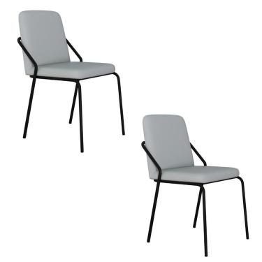 Imagem de Cadeira Bloom Fixa C-4 Pes S-braco 490x580x850 Mm C-2 Un Off White Courino Saturno Off White