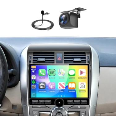 Imagem de Estéreo automotivo 8Core 4+64G para Toyota Corolla 2009-2013 sem fio Carplay Android Auto, rádio QLED de tela sensível ao toque de 10,1 polegadas, Android13/GPS/WiFi/32EQ DSP/63UI/Bluetooth5.0/SWC