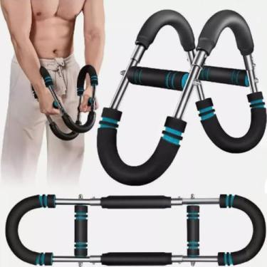 Imagem de AccuStation Treinador de braço e peito – Equipamento de exercício de resistência ajustável para homens e mulheres | Ferramenta de treinamento de força de academia em casa para peito, bíceps, tríceps