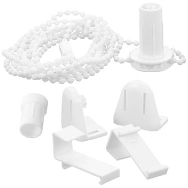 Imagem de 1 conjunto de acessórios DIY para cortina acessórios de cortina kit de reparo de corrente de contas para cortinas de rolo, peças de cortina de rolo, corda de contas para controle de persianas e