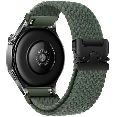 Imagem de LeyuBand Pulseiras de nylon de 22 mm para Amazfit Bip 5/Bip 6/GTR 4/GTR 3/pulseira de relógio feminino e masculino