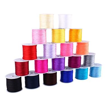 Imagem de Domary Vermelho, 0,8 Mm 100 M, Corda de Fio de macramê de Nylon Com nó Chinês para Fazer Joias DIY, Corda Forte e Durável, Rosqueamento, Com Rigidez e Durabilidade Suficientes para