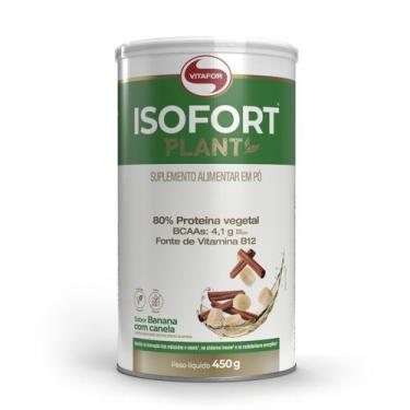 Imagem de Proteína Vegana Isofort plant (450g) Vitafor, Banana c/ Canela