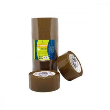 Imagem de Fita Embalagem Koretech Koretape Marrom 48 X 100 Pa.12.10.4.0128 - Kit