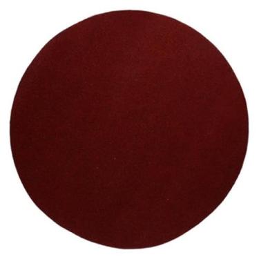 Imagem de KiBcsLic Tapete de proteção para piso de bateria, absorção de som, acessórios estáveis, antiderrapante, com base para prática de bateria de jazz em casa, Vermelho Redondo