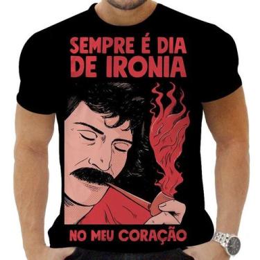 Imagem de Camiseta Camisa Personalizada Rock Belchior MPB Brasil 7 - Obsidiana C