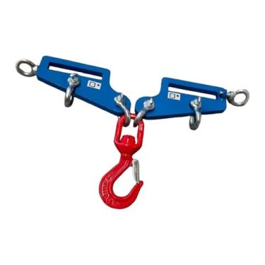 Imagem de oshhni Gancho de elevação para empilhadeira com gancho e furos laterais, substitui o guincho de elevação para empilhadeira em armazéns de carga, locais de