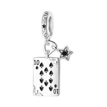 Imagem de Pingentes De Tarô Sol, Lua E Estrelas Em Prata Esterlina 925 Para Puls