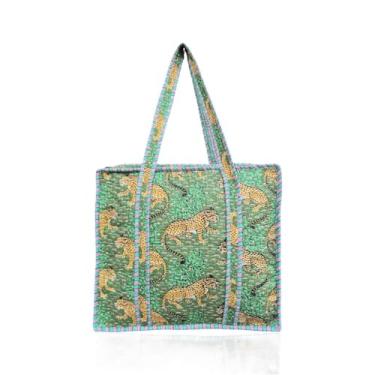 Imagem de COTSILER Bolsas femininas leves 45,7 x 40,6 cm com zíper bolsa de viagem bolsa de ombro de algodão para compras, mercearia, bolsa de praia, Design nº 41, Large