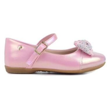 Imagem de Sapatilha Infantil Feminina Pampili Metalizada Rosa - 1886-Feminino