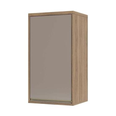 Imagem de Armário Aéreo 40 Cm 1 Porta Graff 1 Prateleira Mel Luciane Móveis