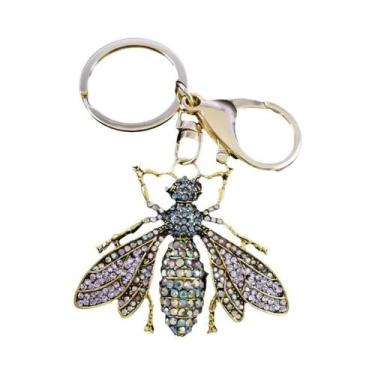 Imagem de Chaveiro De Urso De Cristal Colorido Em Liga Com Strass, Acessório De 