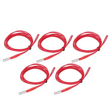 Imagem de Acouto Conjunto de Aquecedores de Cartucho 5 Peças 12v 40w para Impressoras 3d Tubos de Aquecimento de Cobre de Aço Inoxidável, Conexão Fácil, Desempenho
