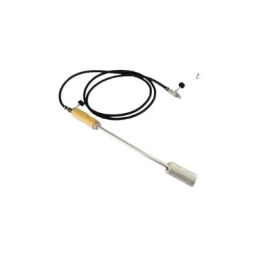 Imagem de Maçarico Lança Chama Portátil Maxchama Turbo, Temperatura até 1200°C, Aço, 22cm, Controle Manual de Chama, Funcionamento 360°, para Soldagem e Culinária