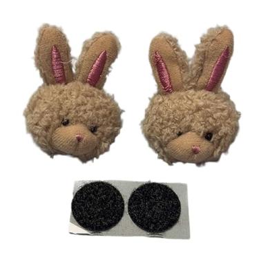 Imagem de predolo Conjunto de 2 Decorações para Capacete, Enfeites e Acessórios Decorativos para Esqui, Marrom