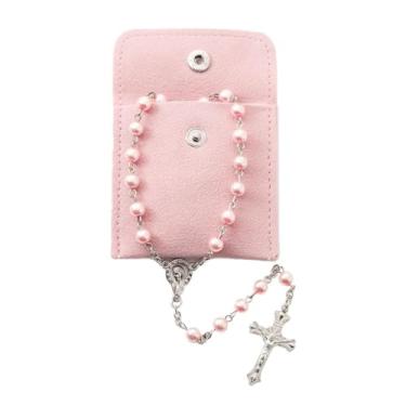 Imagem de Miçangas - Colar de pérolas artificiais, estilo simples de cor sólida, presentes