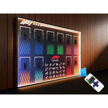 Imagem de F1 car Wall Mount, Display with for Lego Speed Champions F1, Performance Race Car Building Set 77242-77251,Adult Collectibles Wall Mount （car no Include）