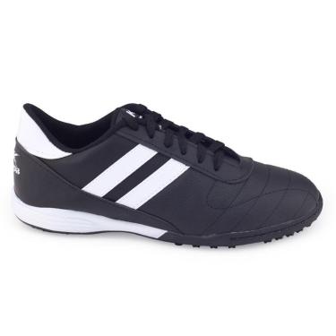 Imagem de Chuteira Suiço Plakar PLK Copa Society SL R1970 couro - Preto+Branco-Masculino