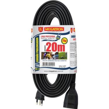 Imagem de Cordao Prolongador Pp 3X2,50X20,00Mt 2P+T 20A/250V Pt Megatron