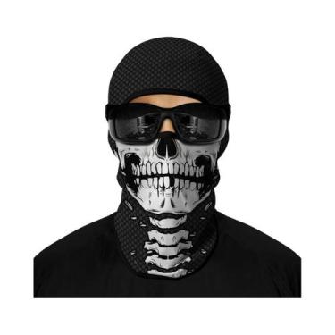 Imagem de Máscara De Ciclismo Masculina Com Estampa De Caveira Para Halloween, R