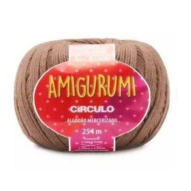 Imagem de LINHA AMIGURUMI 125G COR 7603 CASTOR - Fio de Algodão Mercerizado - Cí