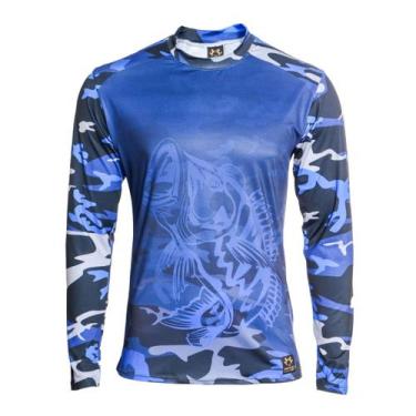 Imagem de Camisa Camiseta Pesca Masculina Proteção Solar Uv50+ - Terra Nativa, C