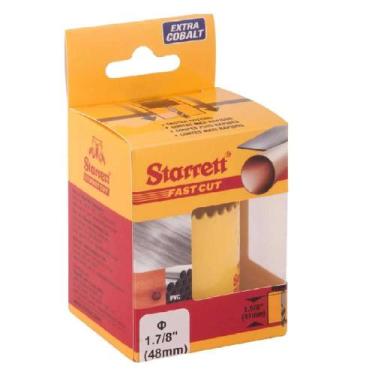 Imagem de Serra Copo Aço Rápido Starrett FCH0178-G 48mm Corte Preciso