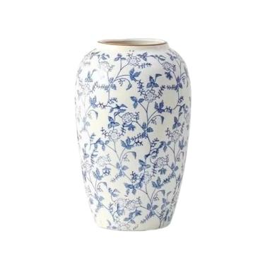 Imagem de Vasos de flores Vasos de flores para capim-dos-pampas, decorativos para sala estar, mesa jantar, escritório e quarto Vaso de cerâmica
