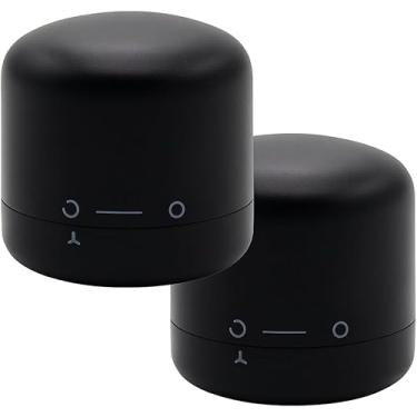 Imagem de Kit 2 Tampas Rolha A Vácuo Pressão Vinho Garrafa De Vidro Vedada