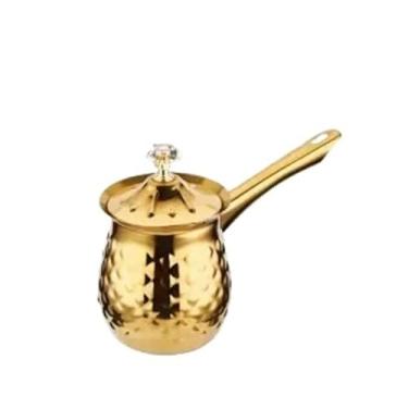 Imagem de Copo de fritura de aço inoxidável 200/400/600 ml, multifuncional, pequeno, óleo, fundo plano, café, leite, pote pequeno (400 ml)