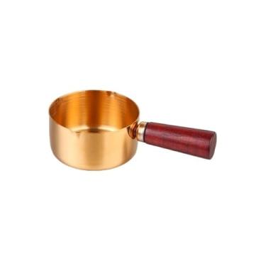 Imagem de Molho para salada de tomate e molho de pimenta, molho de bife de aço inoxidável, jarro de leite (médio)