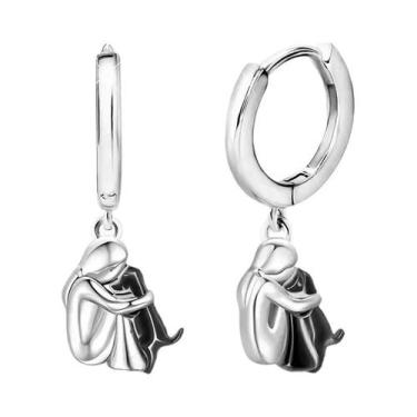 Imagem de Brincos Pequenos De Argola Em Aço Inoxidável Bicolor Ouro E Prata Com 