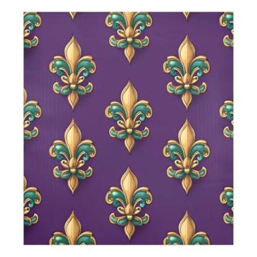 Imagem de Blueangle Capa magnética para lava-louças Mardi Gras, decoração da capa frontal da máquina de lavar louça, adesivos de eletrodomésticos, adesivos de eletrodomésticos, adesivo magnético decorativo de