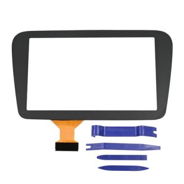 Imagem de Getfarway Vidro digitalizador de tela sensível ao toque de 20 cm adequado para Chevy Malibu Equinox 2016 2017 2018 2019 2020 2021 painel de vidro de tela de navegação substitui LQ080Y5DZ06