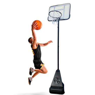 Imagem de Tabela Cesta Bola Basquete Altura Ajustavel Jogo Treino Partida Quadra Recreaçao Lazer Ar Livre