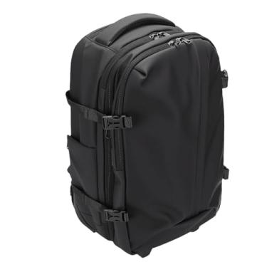 Imagem de Aqur2020 Mochila de Rolamento a Vácuo, Mochila de Viagem Expansível Com Vários Compartimentos Com Porta de Carregamento e Carrinho Ajustável para Viagens de Negócios