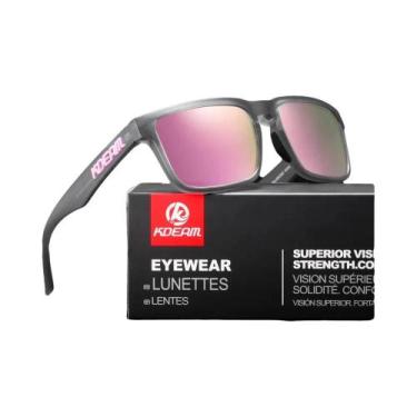 Imagem de Óculos De Sol Polarizados Quadrados Masculinos KDEAM 2022 Para Estilo 