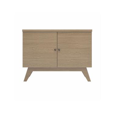 Imagem de Aparador Balcão Retrô com 02 Portas Carvalho 120 cm M10 - D'Rossi