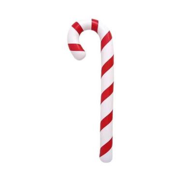 Imagem de Bengala De Natal Inflável De 180cm Para Decoração Interna E Externa, E