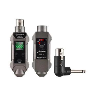 Imagem de Conversor De Microfone Sem Fio UHF, Sistema Transmissor E Receptor XLR