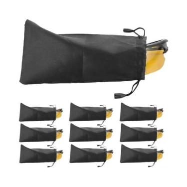 Imagem de Conjunto De Bolsas Macias Para Óculos De Sol, Saco Com Cordão Para Pro