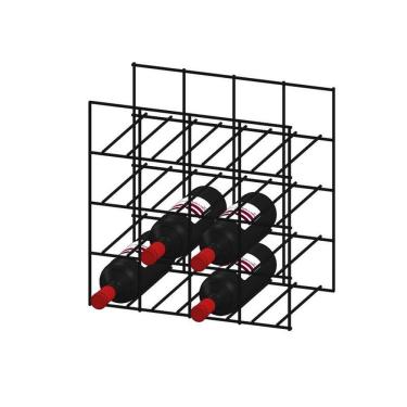 Imagem de Adega Tipo Nicho Aramado Para 16 Garrafas  Mod. 4L X 4A