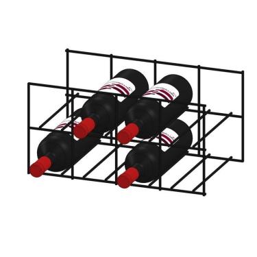 Imagem de Adega Tipo Nicho Aramado Para 8 Garrafas  Mod. 4L X 2A